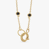 Black Diamonds Necklace